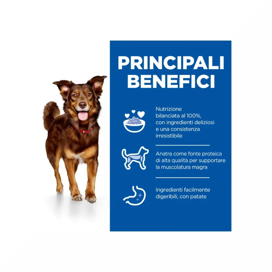 Hill's Science Plan Culinary Creations Adult Crocchette Con Anatra E Patate Per Cani Taglia Media Sacco 2,5 Kg