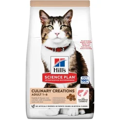 Hill's Science Plan Culinary Creations Medium Adult Crocchette per Gatti con Salmone E Carote 10kg