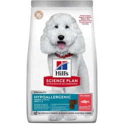 Hill's Science Plan Hypoallergenic Adult Crocchette al Salmone Per Cani Taglia Media Sacco 2,5 kg
