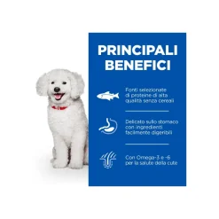 Hill's Science Plan Hypoallergenic Al Salmone Cibo Secco Cani Adulti Taglia Small Sacco 6kg