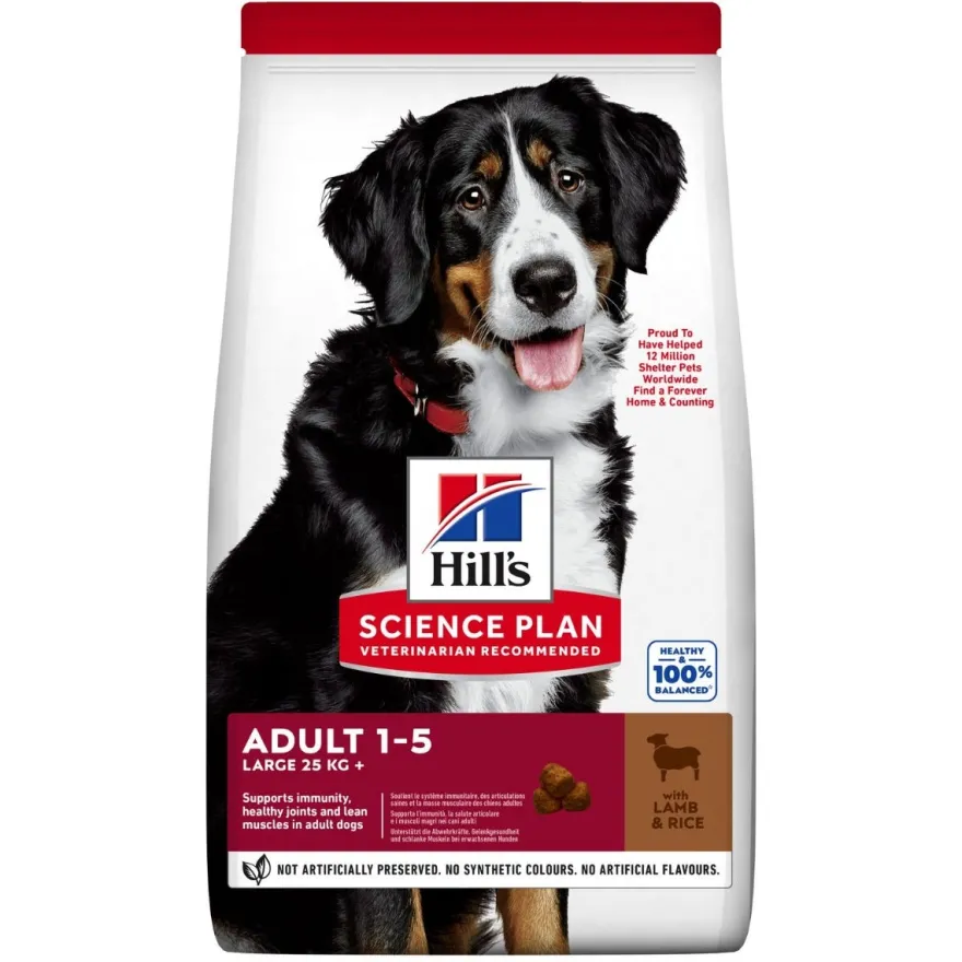 Hill's Science Plan Large Breed Adult Cibo Secco Con Agnello E Riso Cani Adulti Taglia Grande Sacco 12kg
