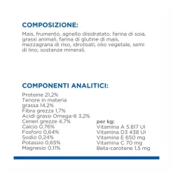 Hill's Science Plan Medium Adult Crocchette con Agnello e Riso per Cani Sacco 14 Kg