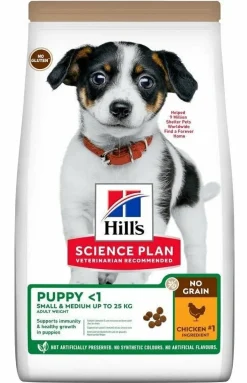 Hill's Science Plan No Grain Puppy <1 Cibo Secco Con Pollo Per Cuccioli Taglia Piccola/Media Sacco 2,5kg