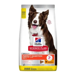 Hill's Science Plan Perfect Digestion Crocchette Pollo E Riso Integrale Cani Taglia Media Sacco 14kg