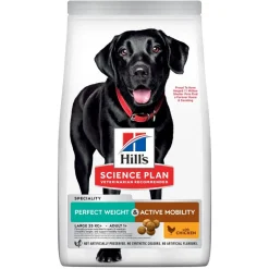 Hill's Science Plan Perfect Weight & Active Mobility Adult Crocchette Con Pollo Per Cani Taglia Grande Sacco 12 Kg