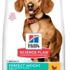 Hill's Science Plan Perfect Weight Small & Mini Adult Con Pollo Cibo Secco Per Cani 1,5kg