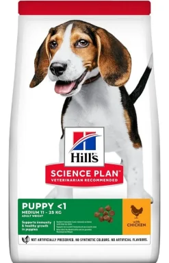Hill's Science Plan Puppi Medium Crocchette Pollo Per Cani Cuccioli Di Taglia Media 11-25 Kg Sacco 800g