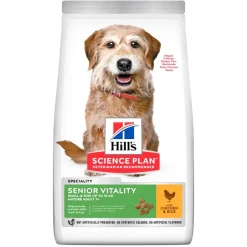 Hill's Science Plan Senior Vitality Mature Adult 7+ Crocchette Con Pollo E Riso Per Cani Taglia Piccola 1,5Kg