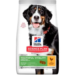 Hill's Science Plan Senior Vitality Mature Adult 6+ Crocchette Con Pollo E Riso Per Cani Taglia Grande 12Kg