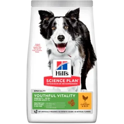 Hill's Science Plan Senior Vitality Mature Adult 7+ Crocchette Con Pollo E Riso Per Cani Taglia Media 12Kg