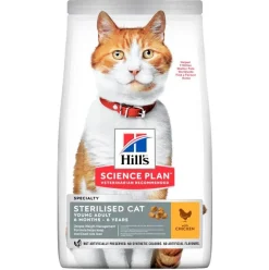 Hill's Science Plan Young Adult Sterilised Cat Alimento per Gatti al Pollo 3kg
