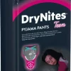 Huggies Drynites Girl Pyjama Pants Teen 27-57Kg 8-15 Anni 9 Pezzi