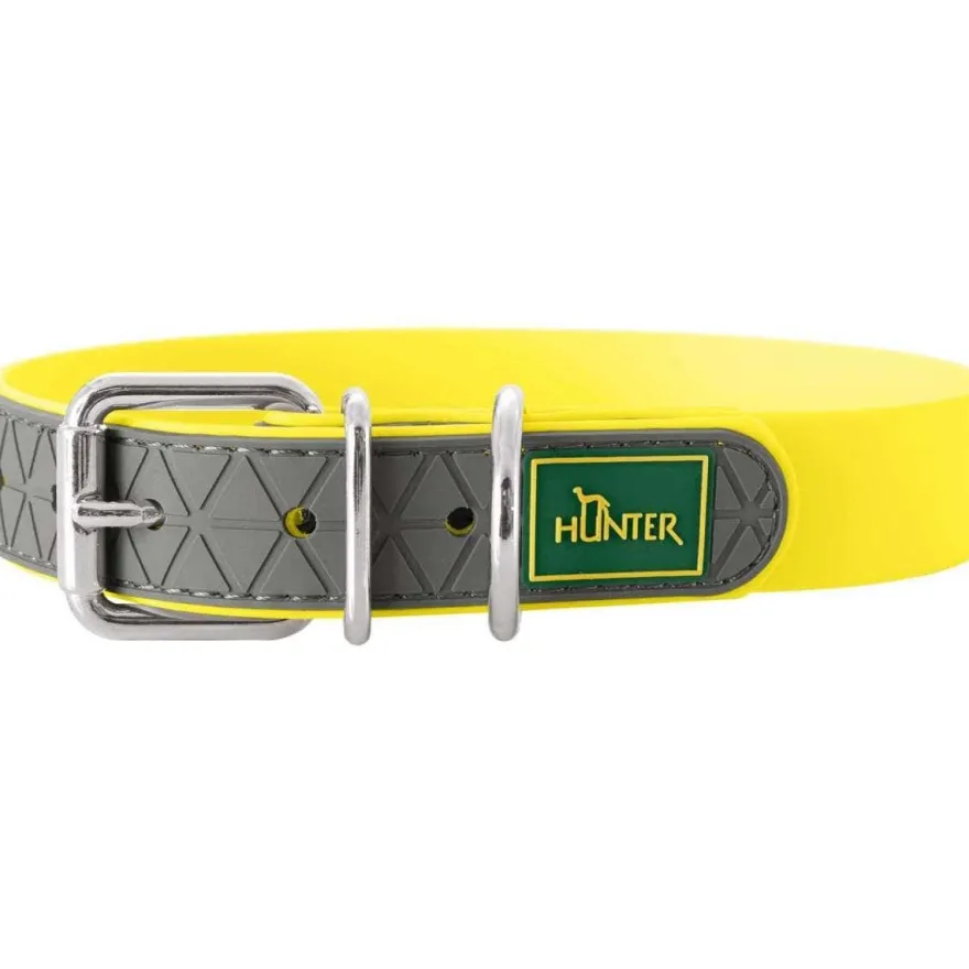 Hunter Collare Convenience L-XL Taglia 65 Giallo 1 Pezzo