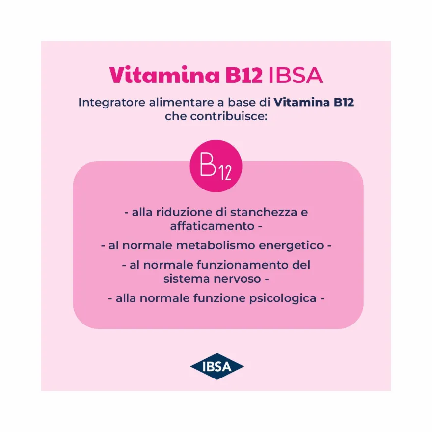 Ibsa Vitamina B12 30 Film Orali: Integratore Energetico Quotidiano