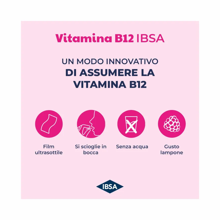 Ibsa Vitamina B12 30 Film Orali: Integratore Energetico Quotidiano