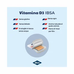 Ibsa Vitamina D3 1000UI - 30 Film Orodispersibili