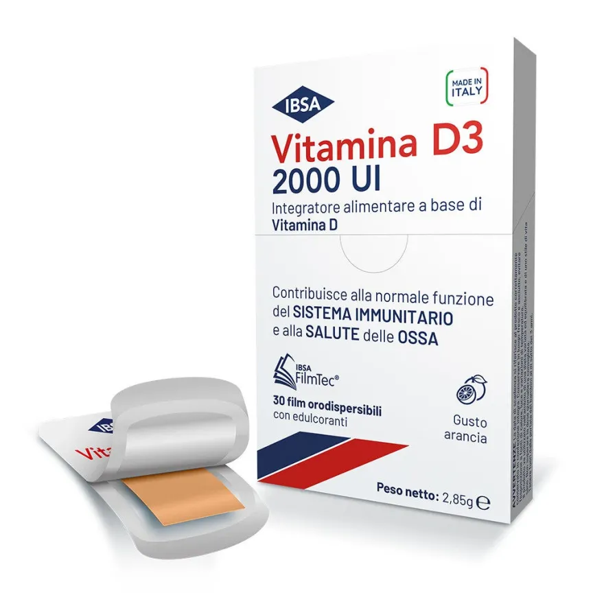 Ibsa Vitamina D3 2000UI: 30 Film Orodispersibili