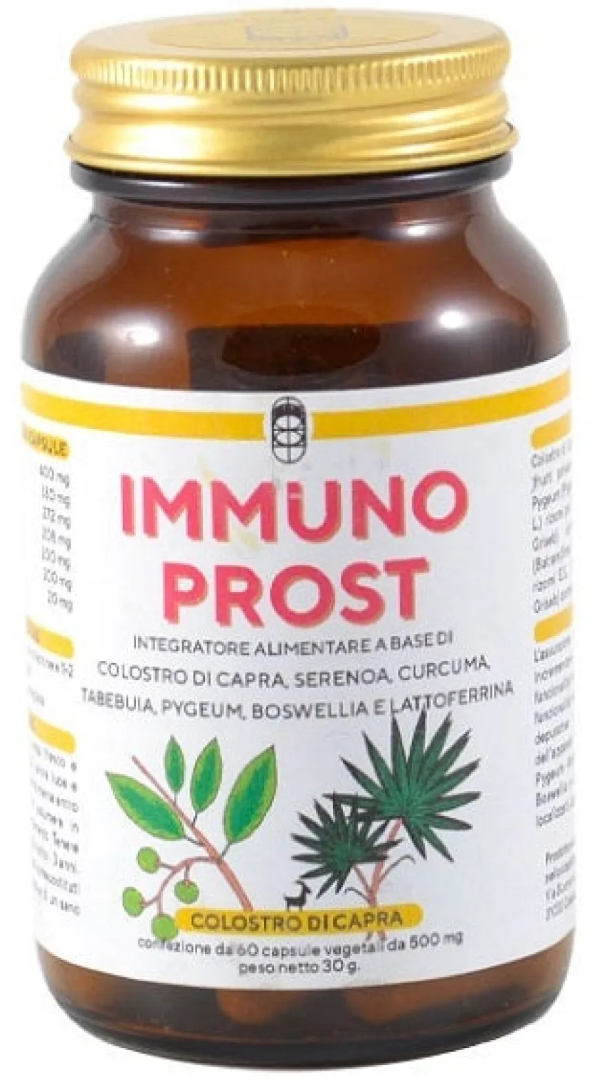 IMMUNO PROST COLOSTR CAPR60CPS