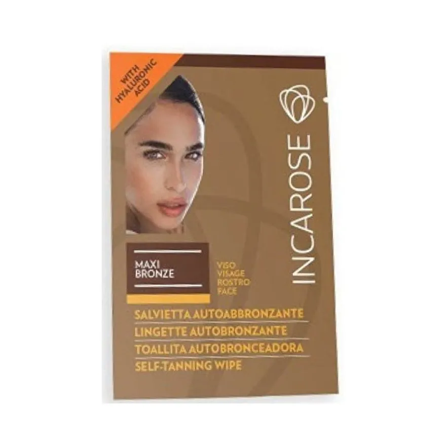 Incarose Maxi Bronze Salviette Autoabbronzanti
