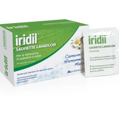 Iridil Salviette Lavaocchi 28 Pezzi per Occhi Sensibili