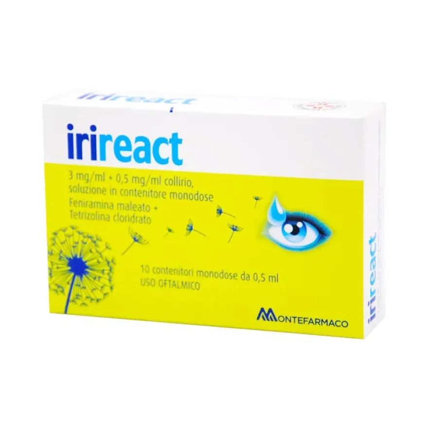 Irireact Collirio 10 Contenitori Monodose