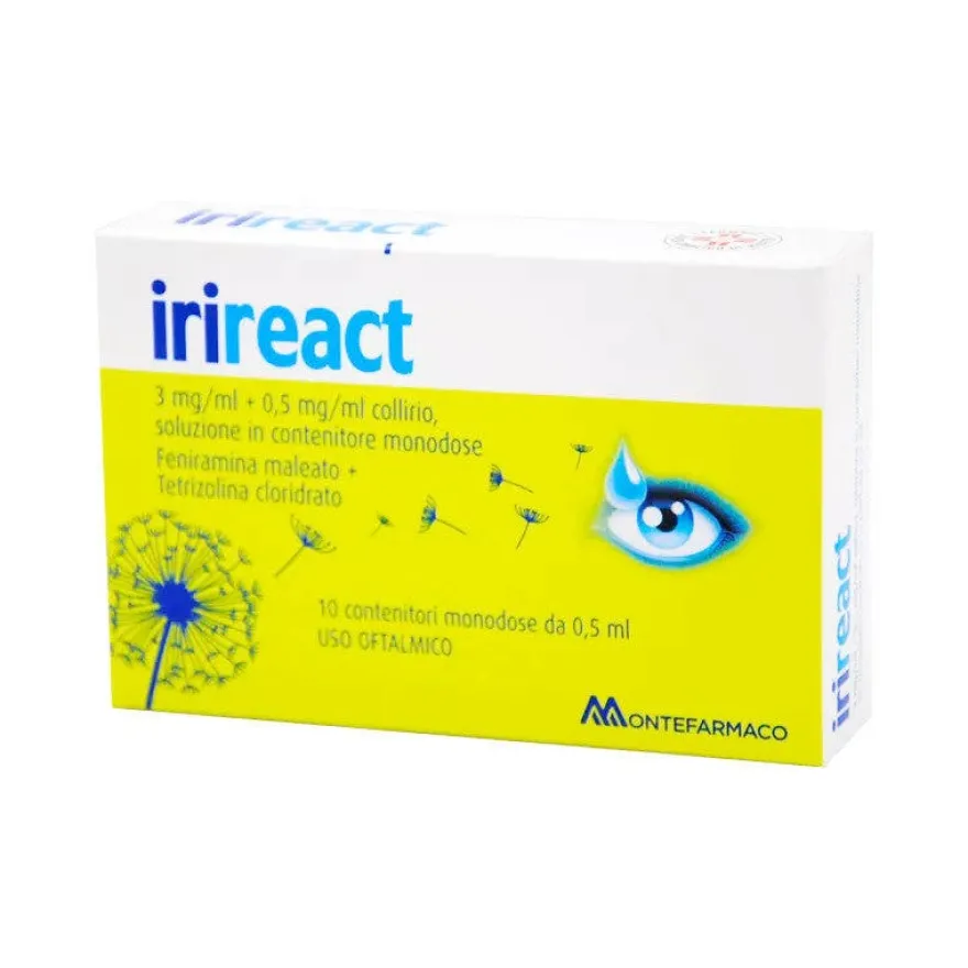 Irireact Collirio 10 Contenitori Monodose