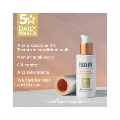 Isdin Fotoprotector Fusion Water Magic Repair Color 50ml SPF50