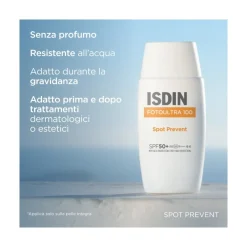 Isdin FotoUltra 100 Spot Prevent Fluid SPF 50+ 50ml - Protezione Solare Avanzata