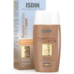 Isdin Fusion Water Color Bronze Fotoprotezione Colorata Ultraleggera 50ml SPF50