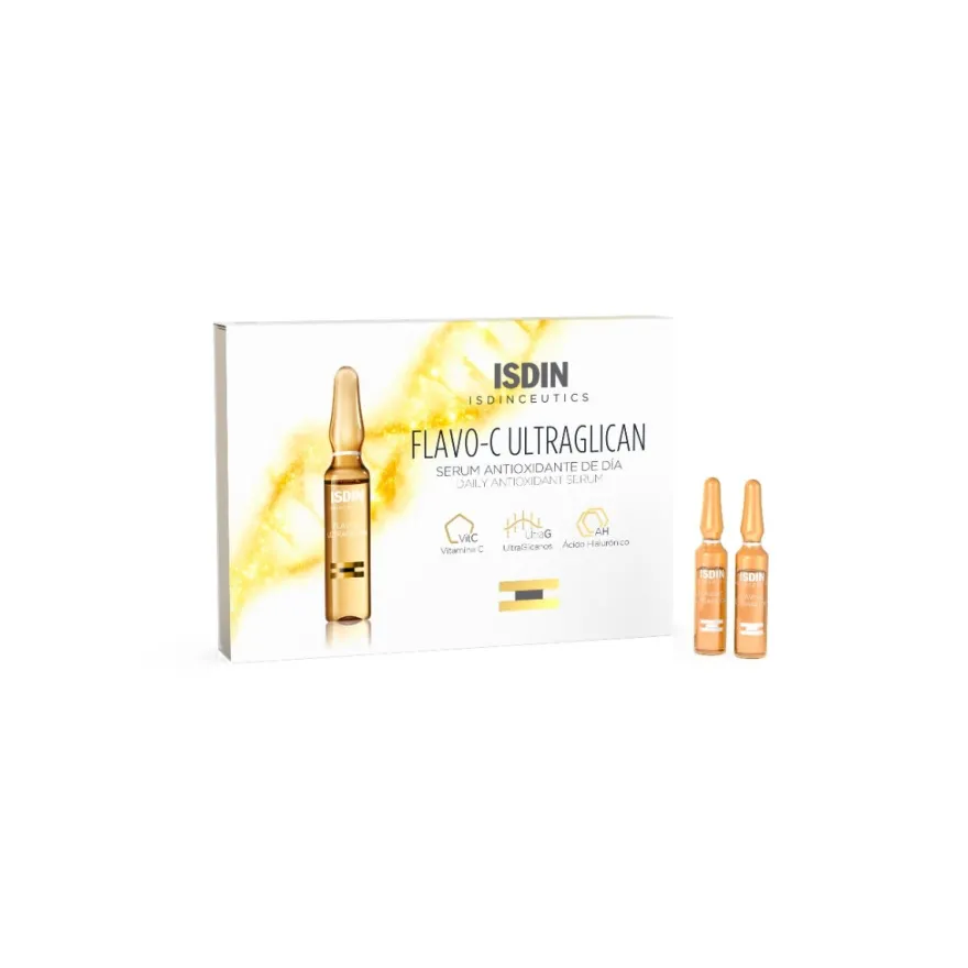 Isdin Isdinceutics Flavo-C Ultraglican Viso 10 Fiale