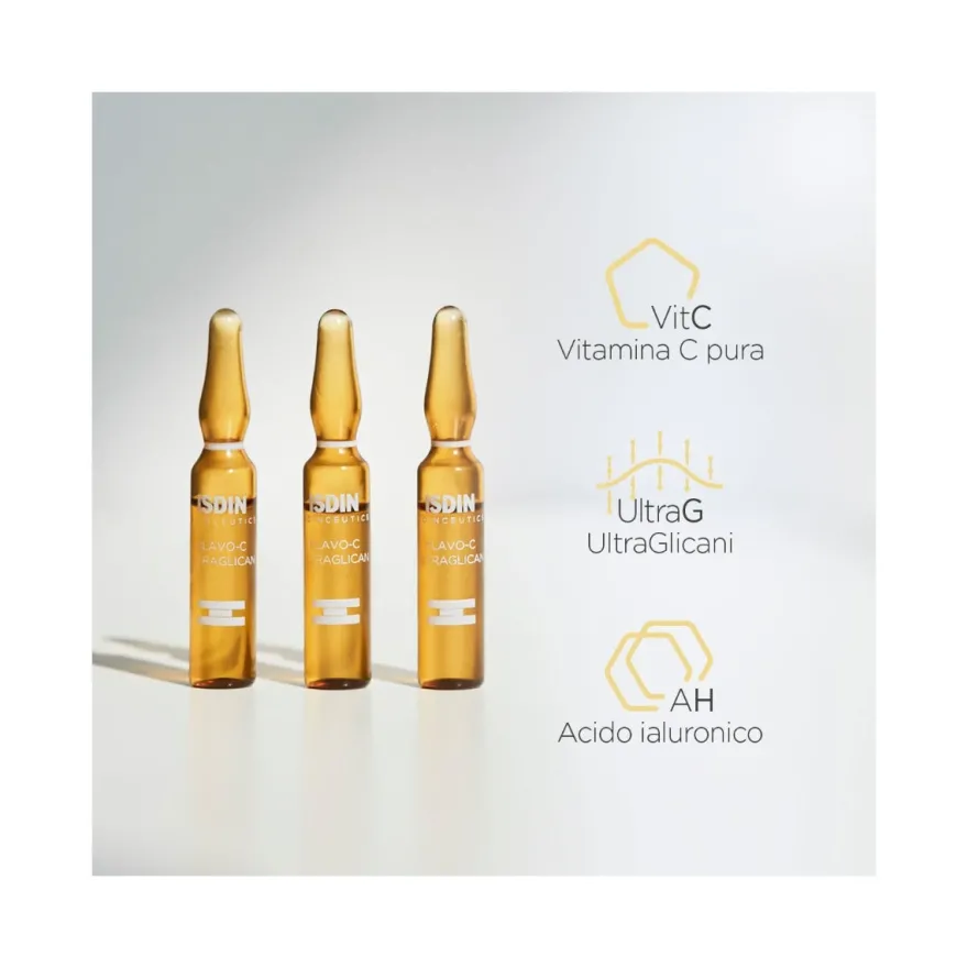 Isdin Isdinceutics Flavo-C Ultraglican Viso 10 Fiale