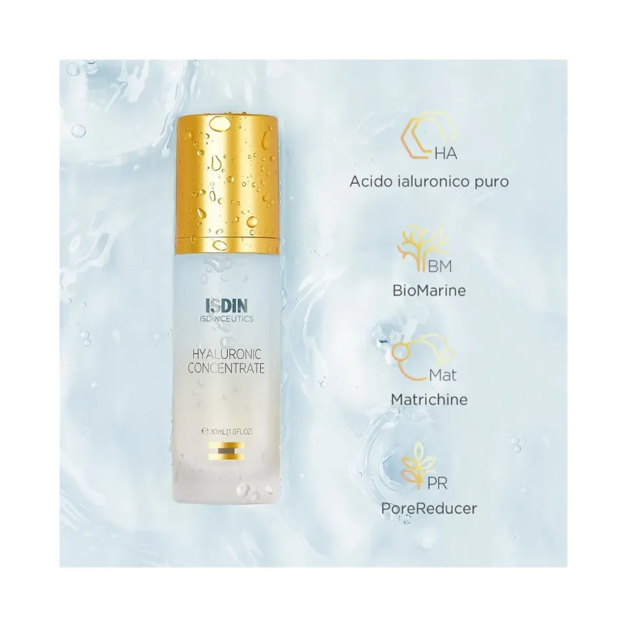Isdin Isdinceutics Hyaluronic Concentrate Viso 30ml