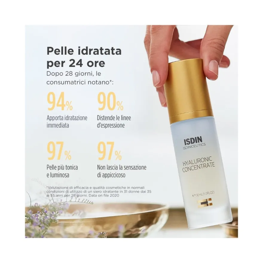 Isdin Isdinceutics Hyaluronic Concentrate Viso 30ml
