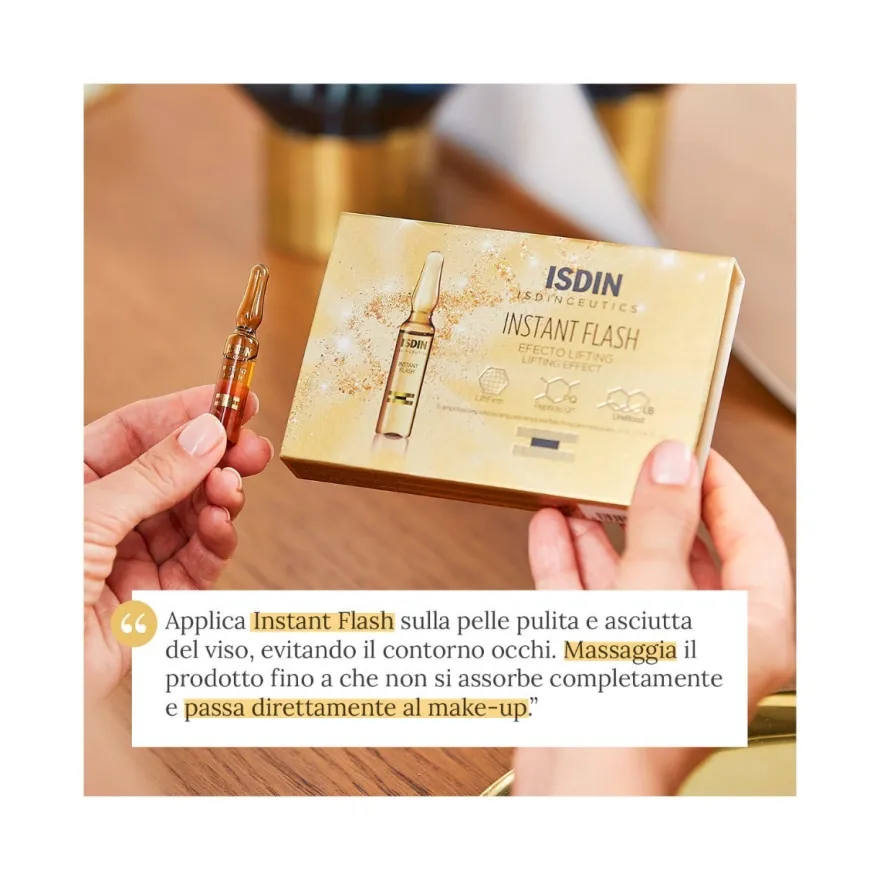 Isdin Isdinceutics Instant Flash Viso 5 Fiale