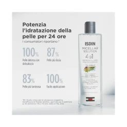 Isdin Micellar Solution Detersione Idratante Viso 400ml