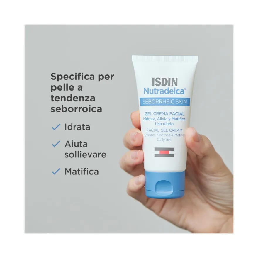 Isdin Nutradeica Gel Crema Viso Pelle Seborroica 50ml