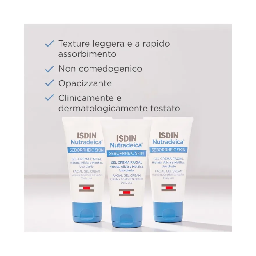Isdin Nutradeica Gel Crema Viso Pelle Seborroica 50ml