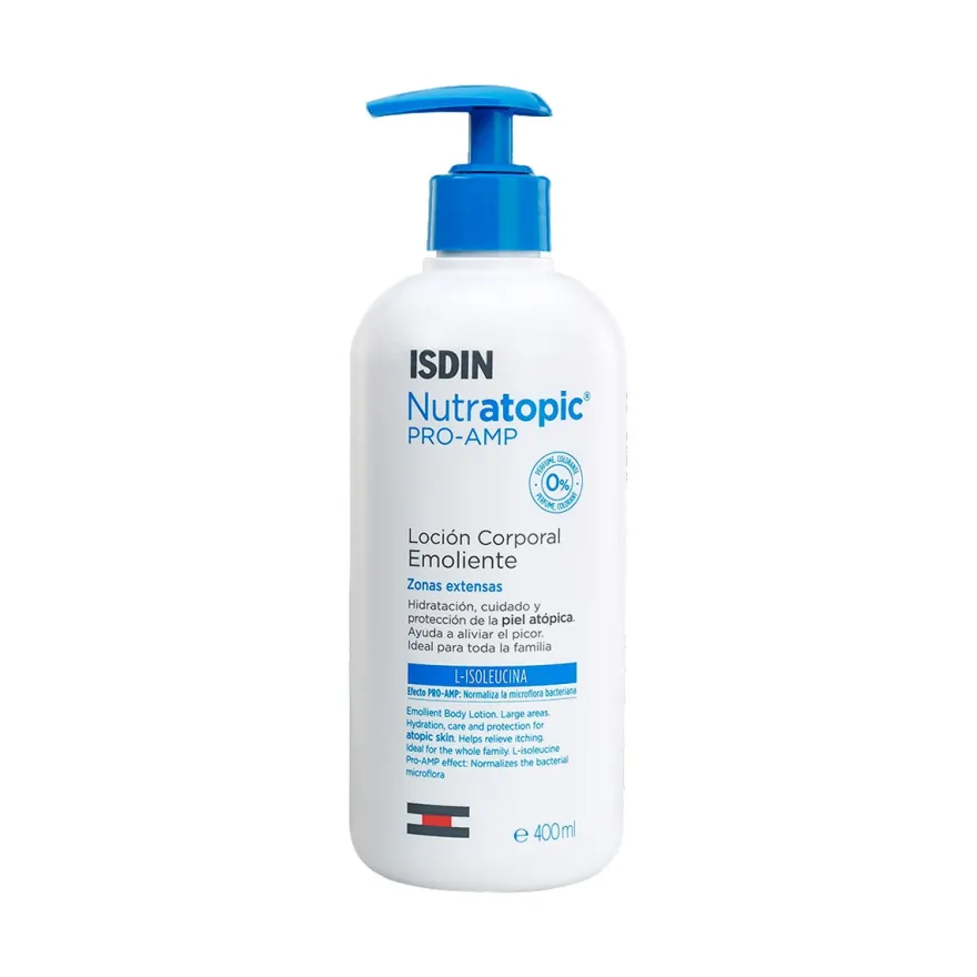 Isdin Nutratopic PRO-AMP Lozione Emolliente Pelle Atopica 400ml