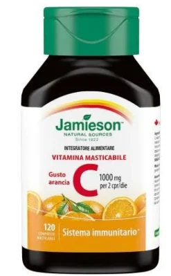 Jamieson Vitamina C Arancia 120 Compresse