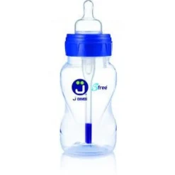 J Bimbi B Free Classic Biberon Polipropilene Anticoliche Tettarella Silicone 330ml 3 Mesi+