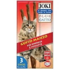 Joki Plus Bastoncino Con Manzo Gatti Adulti 3x5g