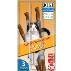 Joki Plus Bastoncino Con Tacchino Gatti Adulti 3x5g