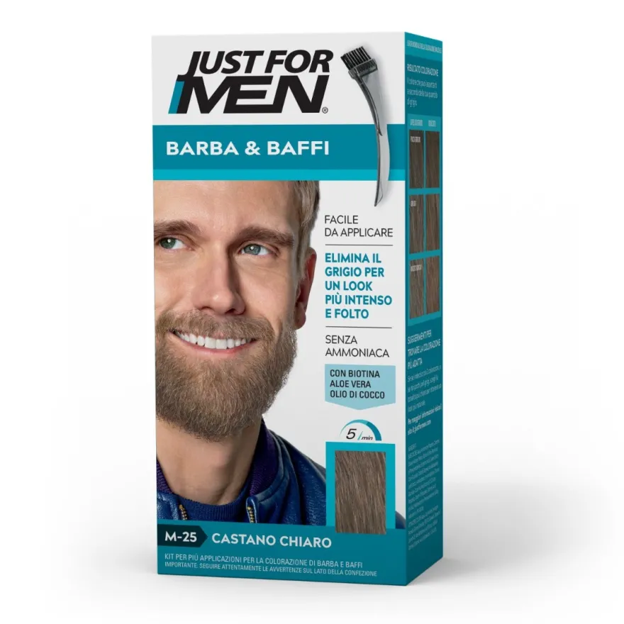 Just For Men Barba&Baffi M25 Castano Chiaro 51g