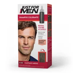 Just For Men Shampoo Colorante Castano Medio 30ml