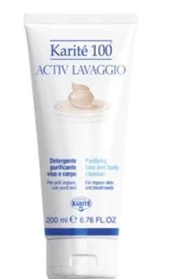 Karité 100 Activ Lavaggio Detergente Purificante Viso E Corpo 200ml