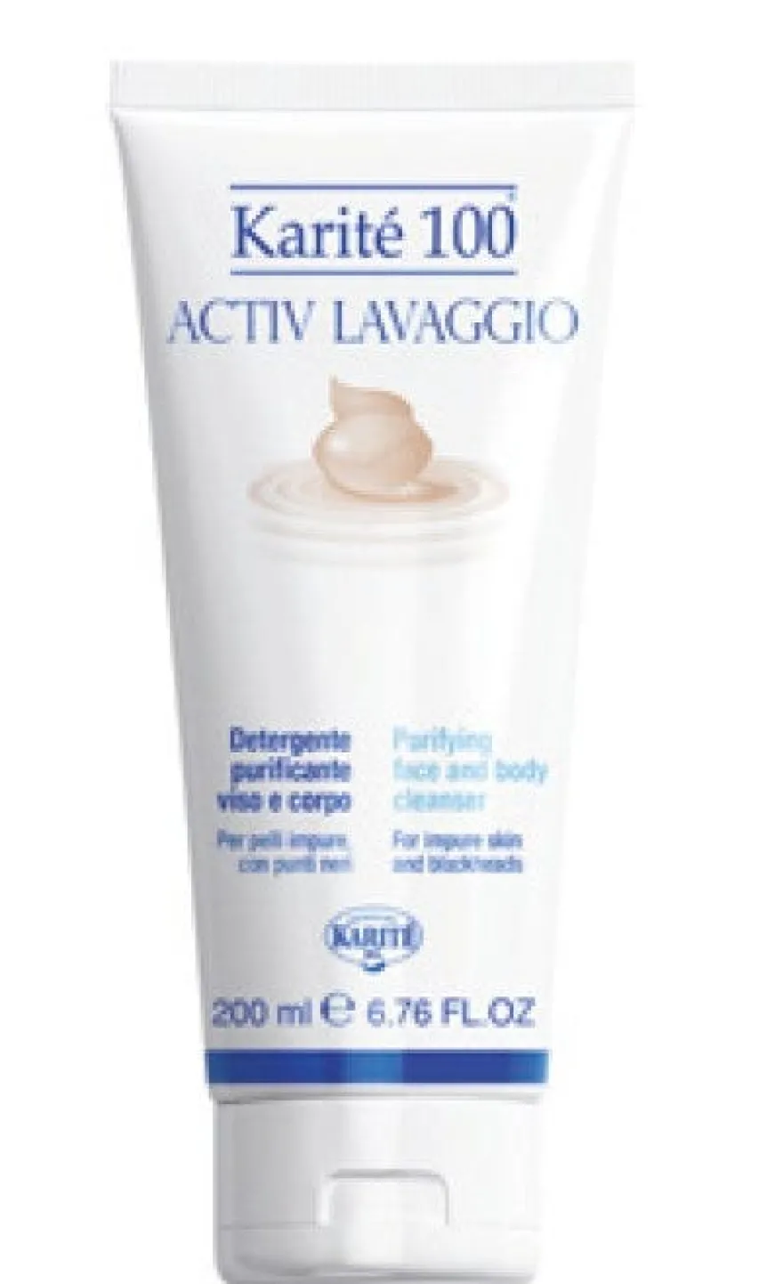 Karité 100 Activ Lavaggio Detergente Purificante Viso E Corpo 200ml