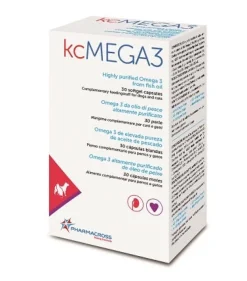 Kcmega3 Omega3 Da Olio Di Pesce Mangime Complementare Cani/Gatti 30 Perle