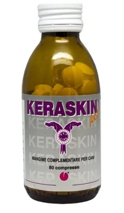 Keraskin Mangime Complementare Cani 80 Compresse