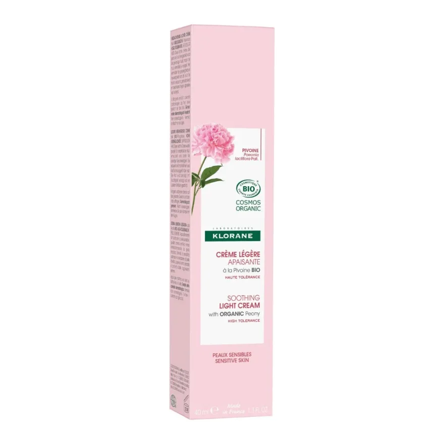 Klorane Crema Leggera Lenitiva alla Peonia Bio Pelle Sensibile40ml