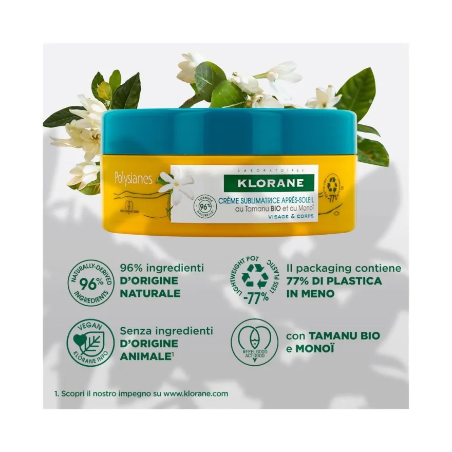 Klorane Crema Sublimatrice Doposole Viso E Corpo 200ml